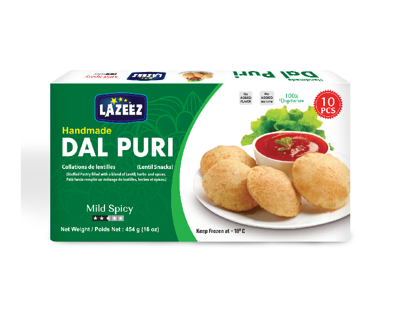 Lazeez Dal Puri 454g (10pcs )