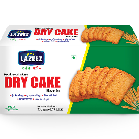 Lazeez Dry Cake Biscuits 350g