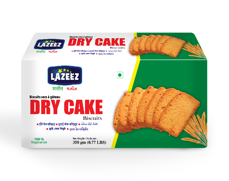 Lazeez Dry Cake Biscuits 350g