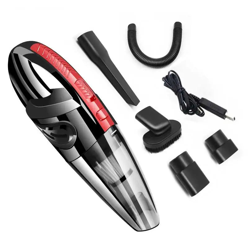 Cordless Car Vacuum Cleaner – 120W Powerful Suction, Rechargeable Handheld for Home & Pet Hair