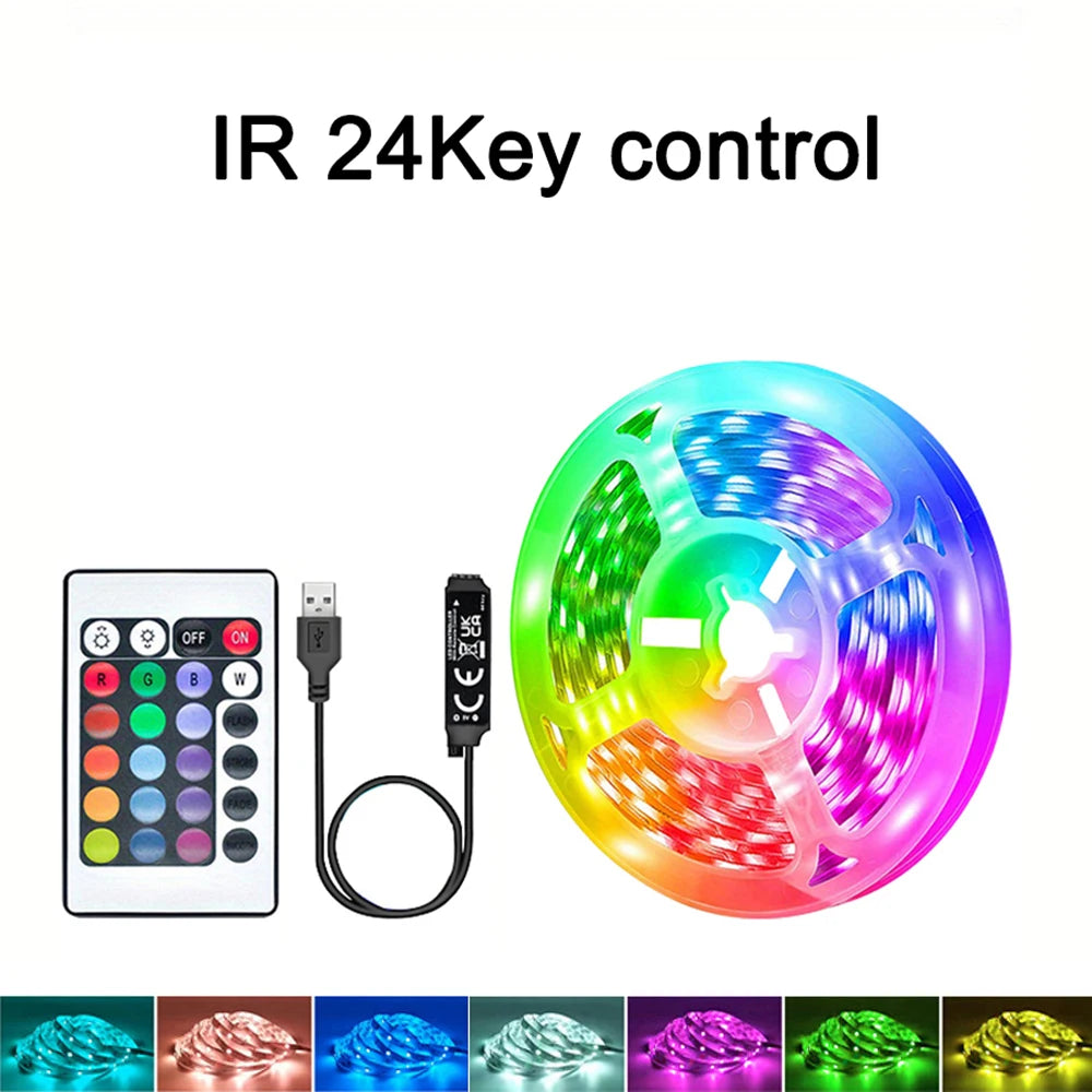 40M RGB LED Strip Lights – APP & Remote Control, Music Sync, USB 5V
