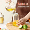 2in1 Kitchen Spray Oil Dispenser Oil Sprayer Polisher or Oil Brush for Air Fryer Salad Grilling Roasting Cooking Kitchen Acceeso