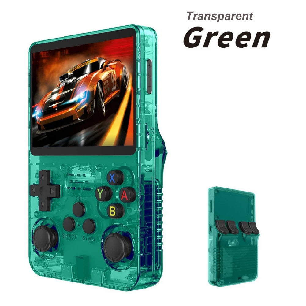 Open Source R36S Retro Handheld Video Game Console Linux System 3.5 Inch IPS Screen Portable Pocket Video Player 64GB 128G Games