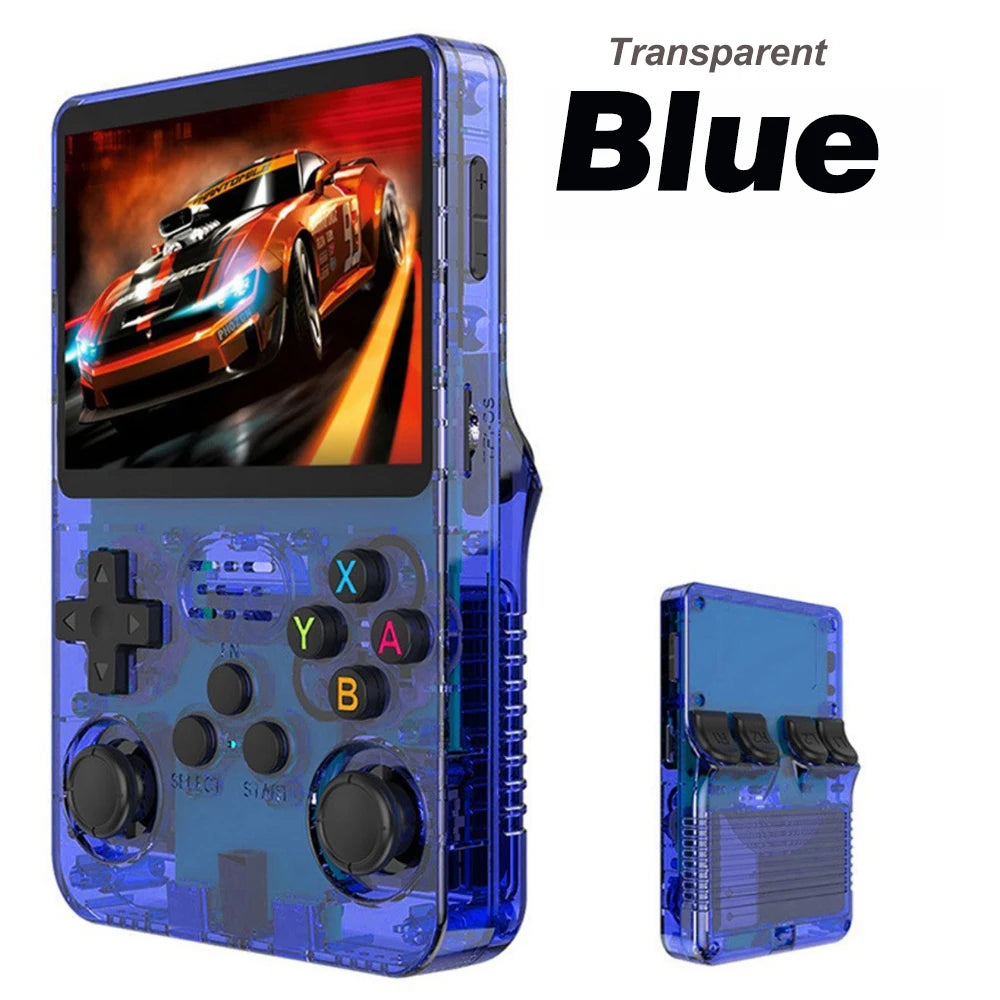 Open Source R36S Retro Handheld Video Game Console Linux System 3.5 Inch IPS Screen Portable Pocket Video Player 64GB 128G Games