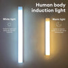 LED Bar Lights USB Rechargeable Motion Sensor Night Light Portable Induction Cabinet Light for Kitchen Room for Wardrobe Hallway