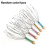 Octopus Head Massager Scratching Scalp Relaxation Relief Body Massager Scratcher Relieves Tension Health Care Tools Random Color