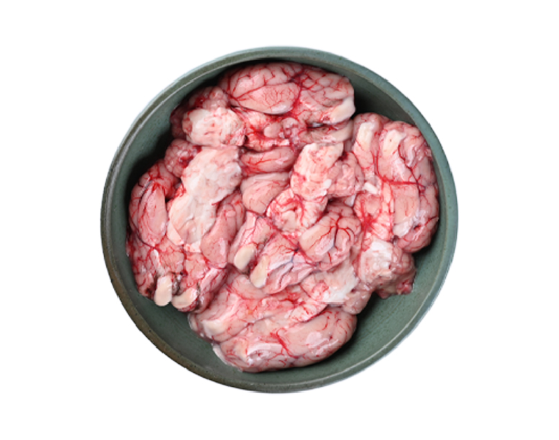 Goat Brain 5LB Bulk Family Pack Cut & Clean Professionally (Ready to Cook)