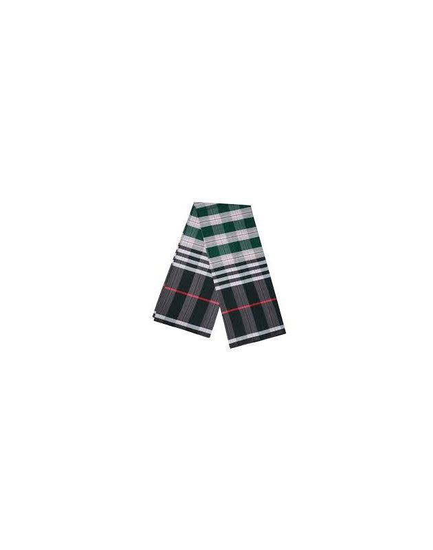 Amanat Shah Lungi White-Green Check