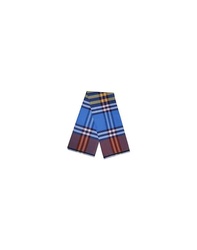 Amanat Shah Lungi Brown-Blue Check