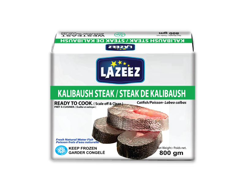 Lazeez Kalibaush Steak 800g – Ready to cook (scale off and clean professionally)