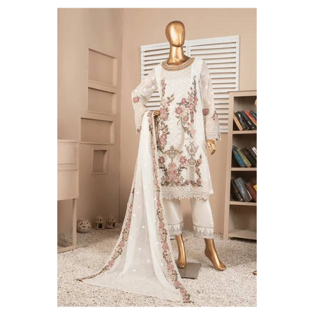 White-Golden Three Piece