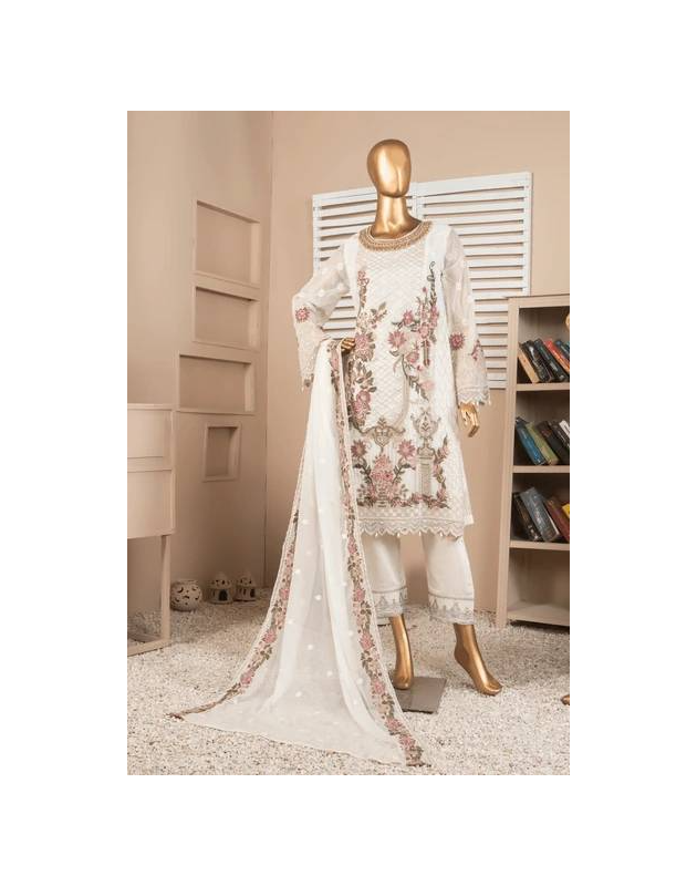 White-Golden Three Piece