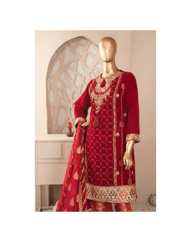 Red-Golden Three Piece