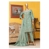 Pale Blue-Golden Three Piece