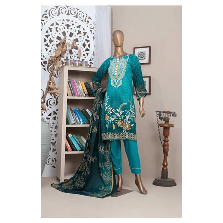 Dark Cyan Three Piece