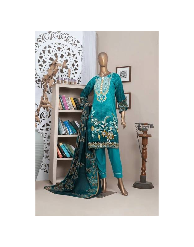 Dark Cyan Three Piece