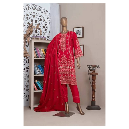 Red Three Piece