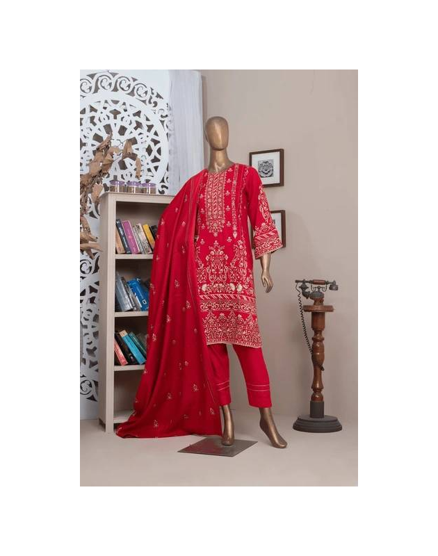 Red Three Piece