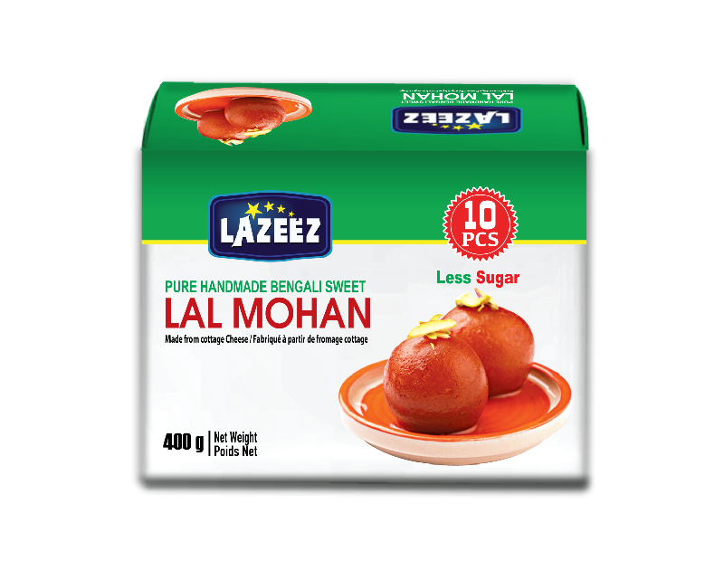 Lazeez Lal Mohan 10pcs 400g
