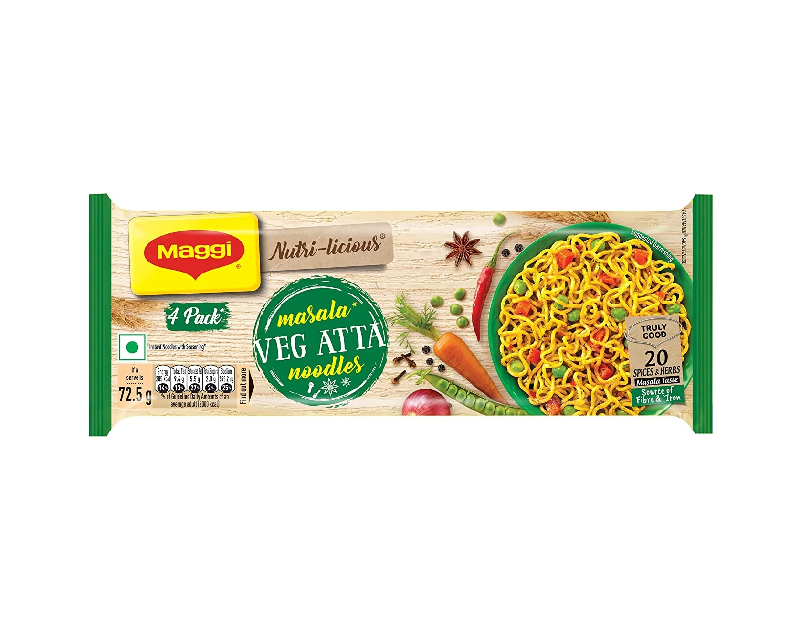 Maggi Vegetable Aata Noodles 290g