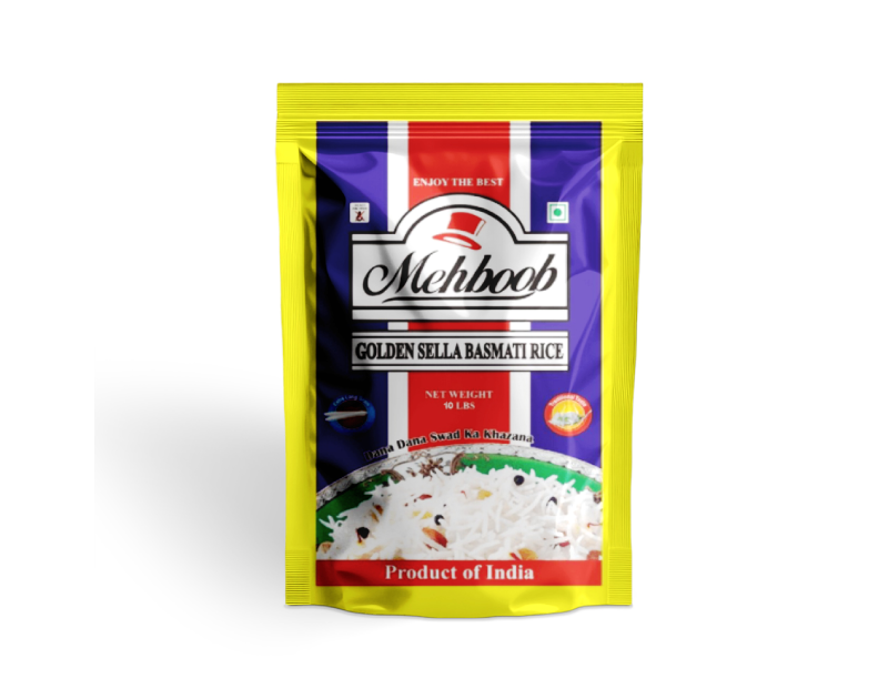 Mehboob Golden Sella Basmati Rice 10LB