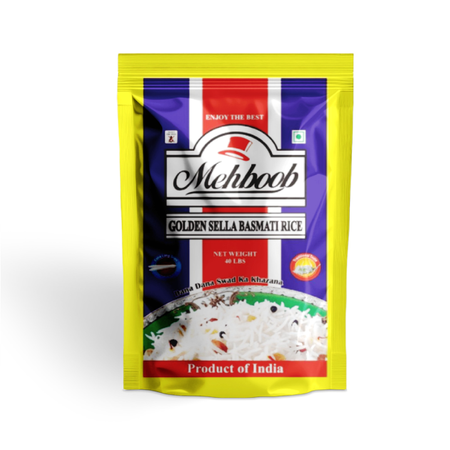 Mehboob Golden Sella Basmati Rice 40LB