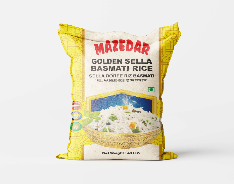 Mazedar Golden Sella Basmati Rice 40LB