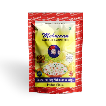 Mehmaan Parboiled Basmati Rice 40LB