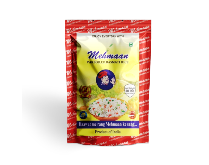 Mehmaan Parboiled Basmati Rice 40LB