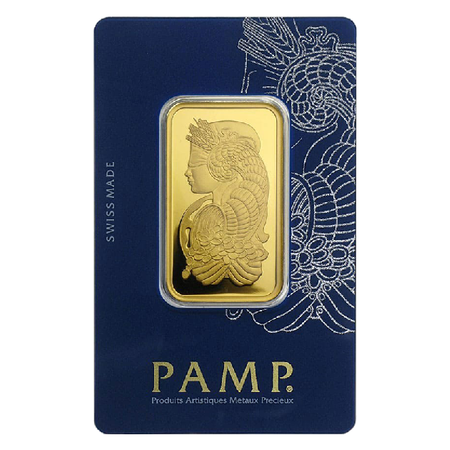 1 oz Gold Bar Pamp Suisse