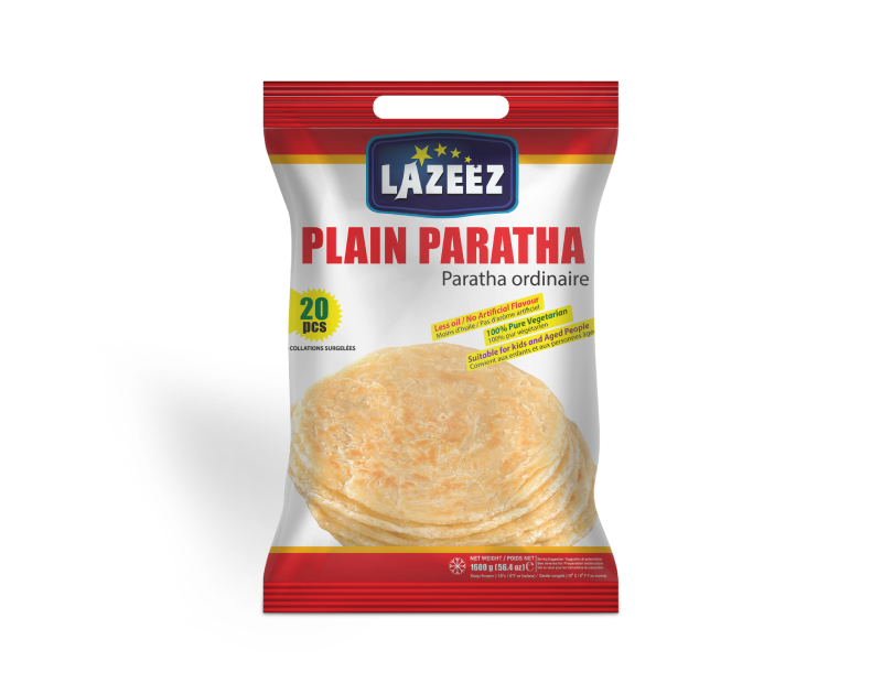 Lazeez Plain Parata – 20pcs (1600g)