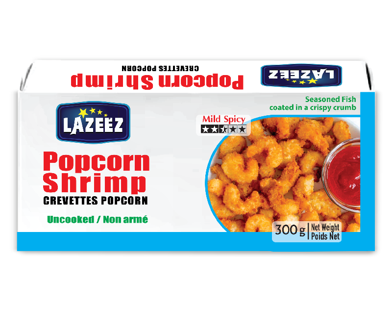 Lazeez Popcorn Shrimp 300g