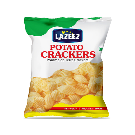 Lazeez Potato Crackers 40g. Factory Price