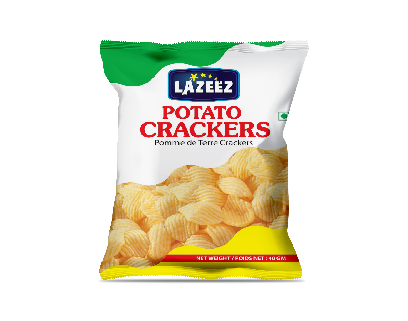 Lazeez Potato Crackers 40g. Factory Price