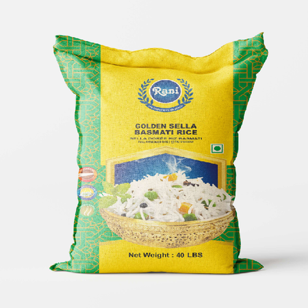 RANI Golden Sella Basmati Rice 40Lbs
