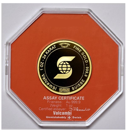 1 oz Gold Scotiabank Round Bar