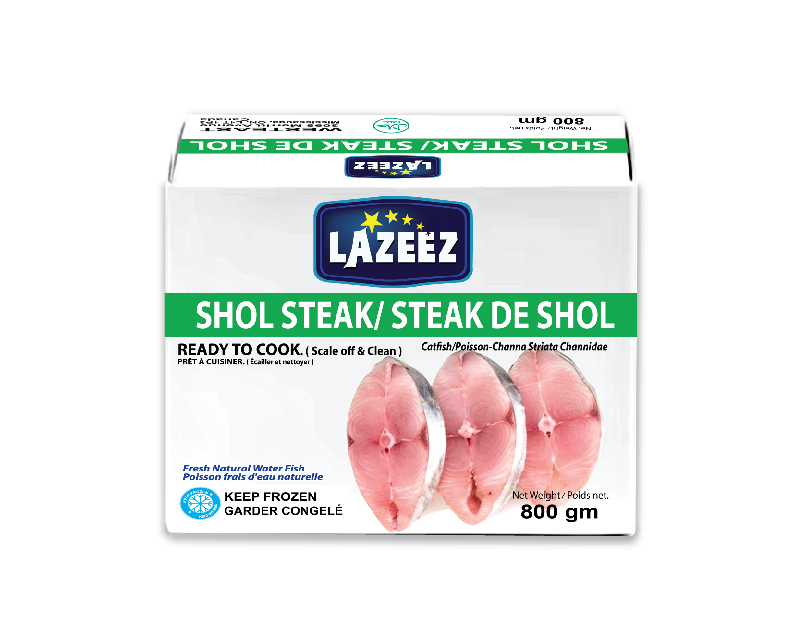 Lazeez Shol Steak 800g – Ready to cook (scale off and clean professionally)