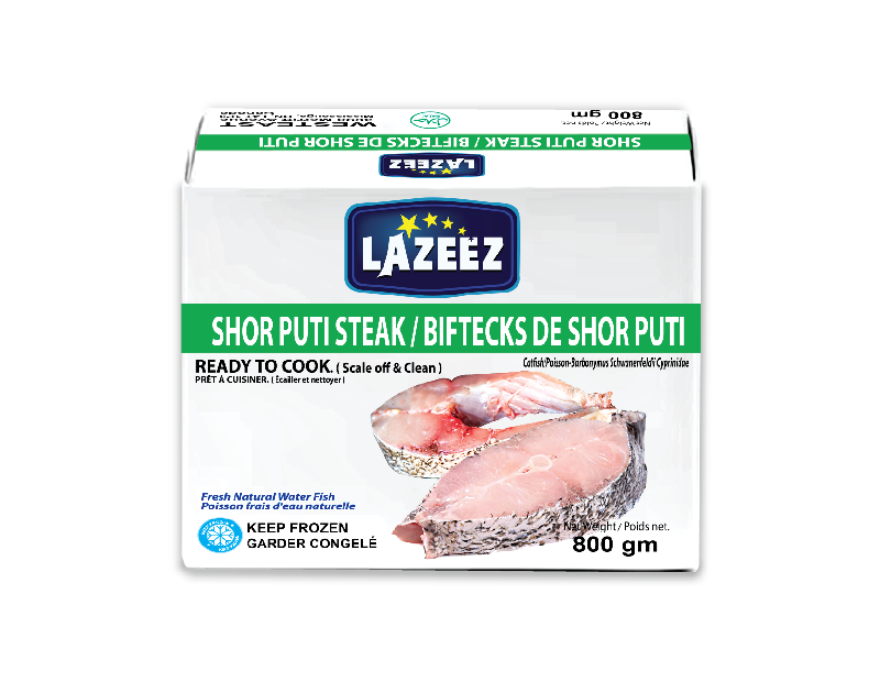 Lazeez Shor Puti Steak 800g – Ready to cook (scale off and clean professionally)