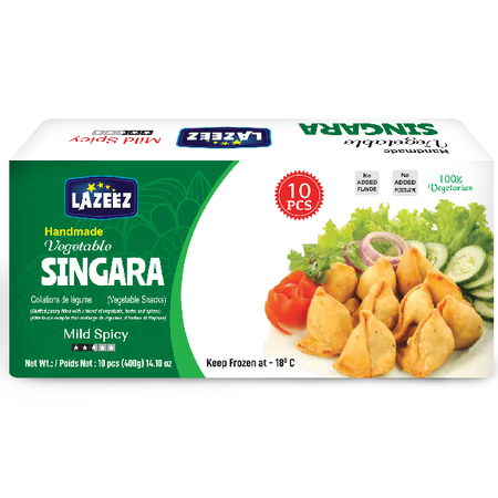 LAZEEZ Vegetable Singara 400gms (10pcs)