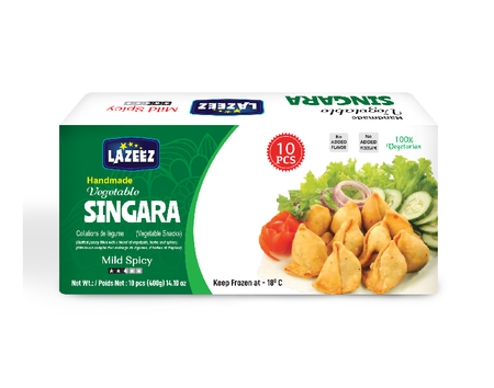 LAZEEZ Vegetable Singara 400gms (10pcs)