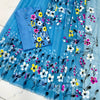 Premium Half Silk Saree Sky Blue Color | Dhupion Silk Panjabi Save $15
