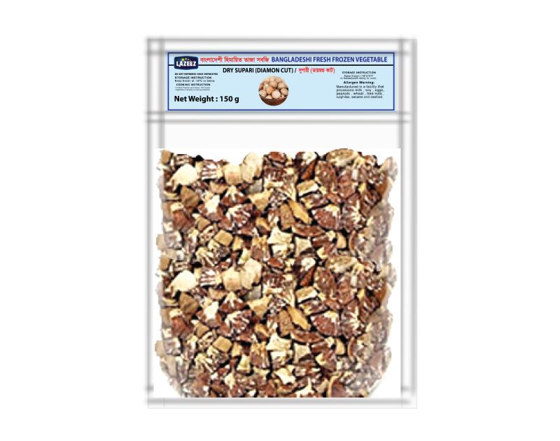 Lazeez Supari (Diamond Cut) 150g. Factory Price