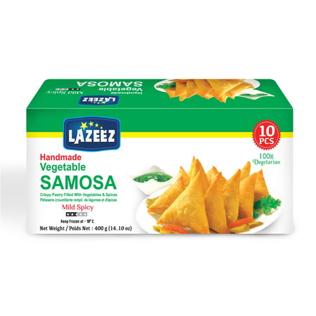 Lazeez Veg. Samosa 400g (10pcs)