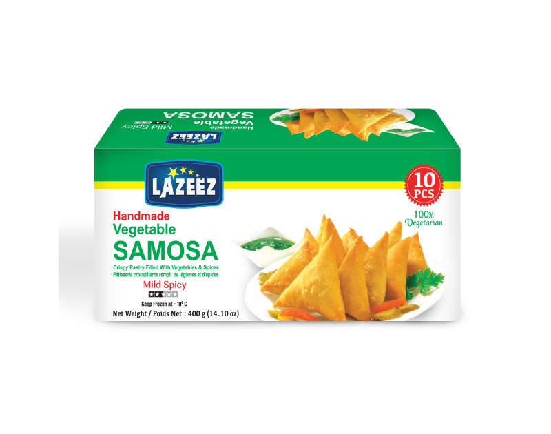 Lazeez Veg. Samosa 400g (10pcs)