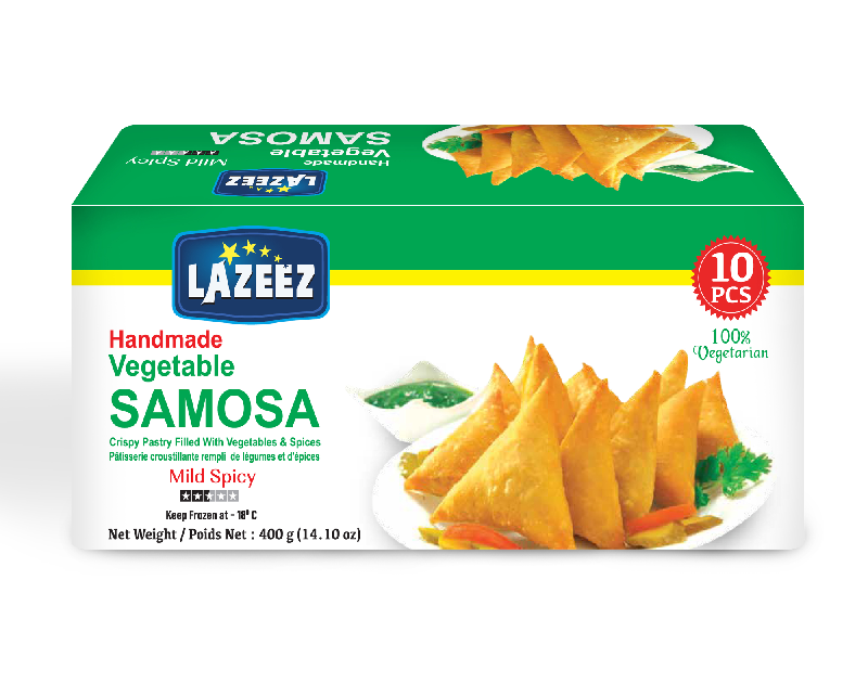 Lazeez Vegetable Samosa 10pcs 400g