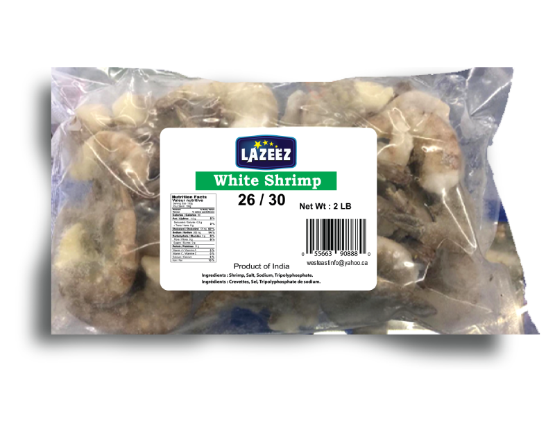 LAZEEZ White Shrimp 2Lbs.