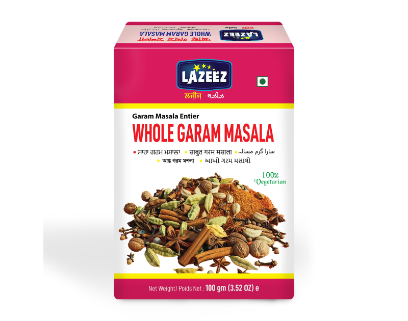 Lazeez Whole Garam Masala – 100g